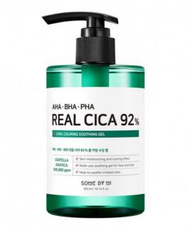 SOME BY MI - AHA, BHA, PHA REAL CICA 92% COOL CALMING SOOTHING GEL - Tělový zklidňující  gel 300 ml