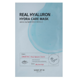 SOME BY MI - REAL HYALURON HYDRA CARE MASK - Hydratační pleťová maska s kyselinou hyaluronovou 20 g