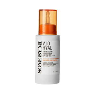 SOME BY MI - V10 HYAL ANTIOXIDANT SUNSCREEN SPF50+ - Hydratační opalovací ochranný krém s hyaluronem 40 ml