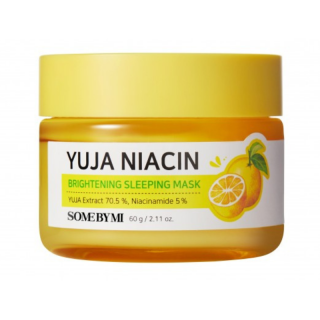 SOME BY MI - YUJA NIACIN MIRACLE BRIGHTENING SLEEPING MASK - Rozjasňující noční pleťová maska 60 ml