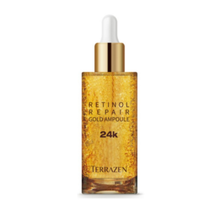 TERRAZEN - RETINOL REPAIR GOLD AMPOULE 24K - Pleťové sérum s retinolem a 24k zlatem 50 ml