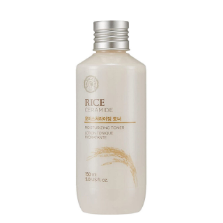 THE FACE SHOP - RICE&CERAMIDE MOISTURIZING TONER - Pleťový toner s obsahem rýžové vody a ceramidy 150 ml