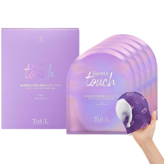 TOI:L - GENTLE TOUCH BUBBLE PEELING BODY PAD - Tělová peelingová rukavice 1 kus