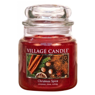 VILLAGE CANDLE - CHRISTMAS SPICE - Vonná svíčka Christmas Spice doba hoření 105 hodin 389 g