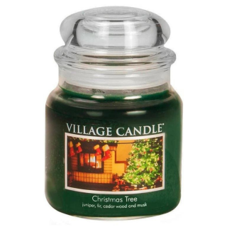 VILLAGE CANDLE - CHRISTMAS TREE - Vonná svíčka Vánoční stromeček doba hoření 105 hodin 389 g