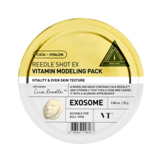 VT - REEDLE SHOT EX VITAMIN MODELLING PACK - Rozjasňující maska s mikro jehličkami pro zářivou pleť 25 g