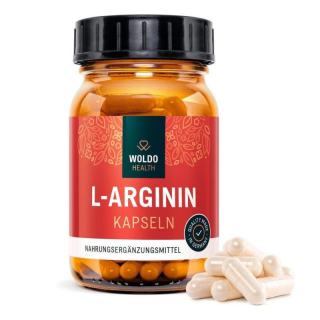 WOLDO HEALTH - L - ARGININ - L-Arginin HCL 120 kapslí