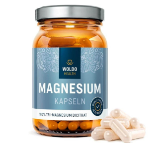 WOLDO HEALTH - MAGNESIUM - Hořčík Tri-Magnesium dicitrát 120 kapslí