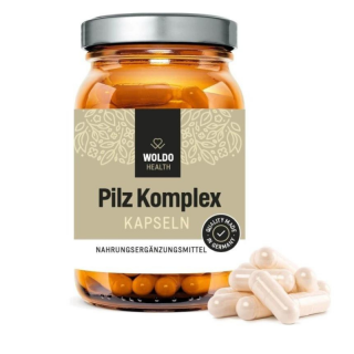 WOLDO HEALTH - PILZ KOMPLEX - Komplex vitálních hub 120 kapslí