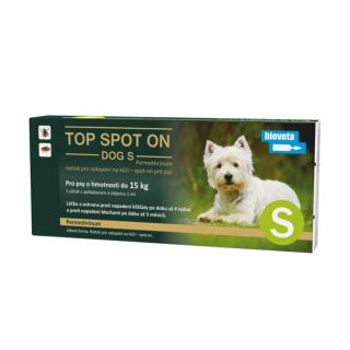 Antiparazitní spot-on pro malé psy, do 15 kg, 1 ml