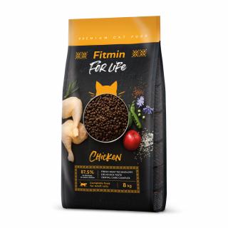 Fitmin For Life Adult Chicken krmivo pro kočky 8 kg