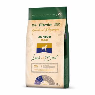 Fitmin Maxi Junior Lamb with Beef krmivo pro psy 12 kg