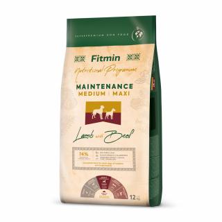 Fitmin Medium Maxi Maintenance Lamb with Beef krmivo pro psy 12 kg