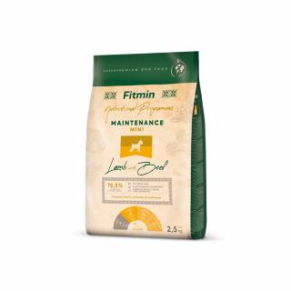 Fitmin Mini Maintenance Lamb with Beef krmivo pro malé psy 2,5 kg