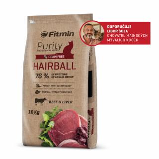 Fitmin Purity Hairball krmivo pro kočky 10 kg