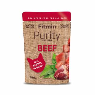 Fitmin Purity Hovězí kapsička se srdíčky pro kočky 100 g
