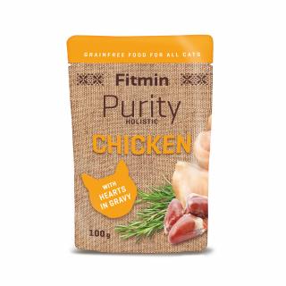 Fitmin Purity Kuřecí kapsička se srdíčky pro kočky 100 g