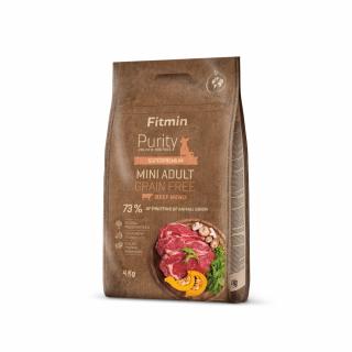Fitmin Purity Mini Beef Grain Free krmivo pro malé psy 4 kg
