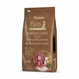 Fitmin Purity Senior & Light Venison & Lamb krmivo pro psy 12 kg