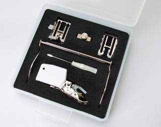 Kráčející patka s horním podáváním DELUXE - 3 výměnné patky