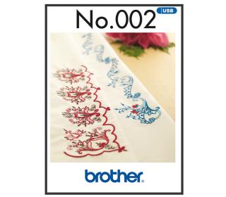 Příslušenství Brother - vyšívací vzory - Orientální bordury