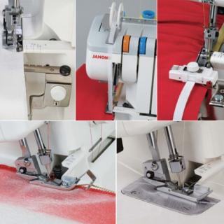Příslušenství Janome - sada patek pro overlock Janome