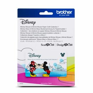 Příslušenství pro plotry - karta se vzory DISNEY MICKEY MINNIE