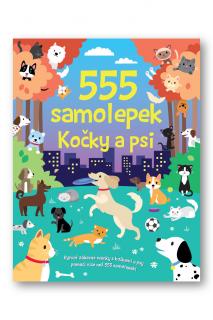 555 samolepek - Kočky a psi