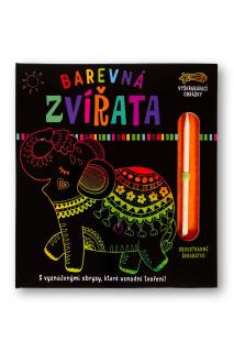 Barevná zvířata - Vyškrabávací obrázky  Alena Razumova, Olena Herasimova