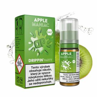 Apple Maniac (Chladivé jablko a kyselé kiwi)- Drippin Salt Party 10ml Množství nikotinu: 10mg, Množství: 10ml