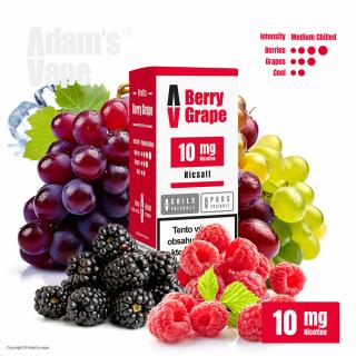 Berry Grape(Malina,ostružina, hrozny) - Adam's Vape Salt 10ml Množství nikotinu: 10mg