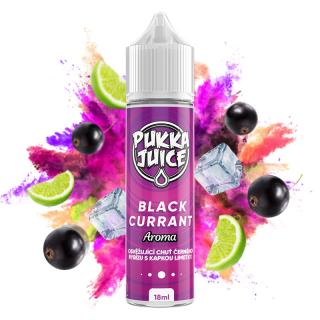 Blackcurrant (Černý rybíz s kapkou limetky) - Příchuť Pukka Juice S&V 10ml Množství: 10ml