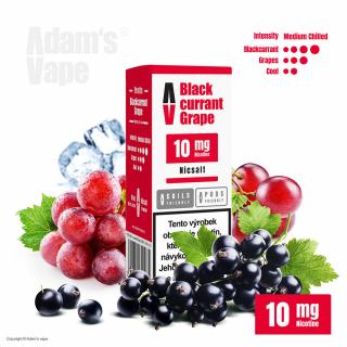 Blackcurrant Grape(Černý rybíz, hrozny) - Adam's Vape Salt 10ml Množství nikotinu: 10mg