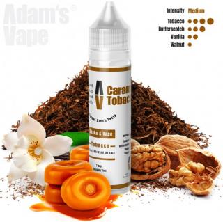 Caramel Tobacco (Tabák se slaným karamelem a ořechy) - Příchuť Adams vape S&V 10ml Množství: 10ml