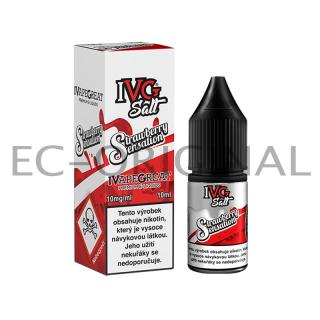 Chladivá jahoda (Strawberry Sensation) - IVG Salt (50PG/50VG) 10ml Množství nikotinu: 20mg, Množství: 10ml