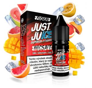 Fusion Mango & Blood Orange On Ice (Ledové mango & červený pomeranč) Just Juice Salt E-liquid 10ml Množství nikotinu: 11mg, Množství: 10ml