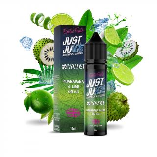 Guanabana & Lime on Ice (Ledová limetka s graviolou) - příchuť Just Juice S&V 10ml Množství: 10ml