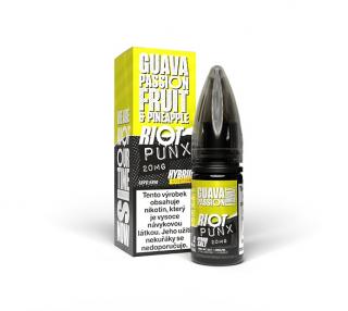Guava, Passionfruit & Pineapple (Guava, marakuja & ananas) Riot S:ALT Hybrid E-liquid 10ml Množství nikotinu: 20mg, Množství: 10ml