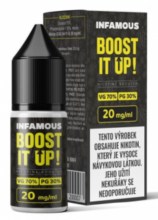 Infamous Liqonic DL booster 70/30 - 20mg 10ml