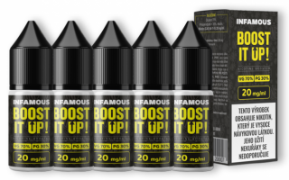Infamous Liqonic DL booster 70/30 - 20mg - 5x10ml