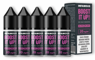 Infamous Liqonic NicSalt DL booster 70/30 - 20mg - 5x10ml - 5ks