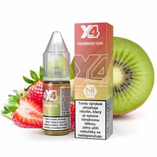 Jahoda a kiwi (Strawberry Kiwi) - X4 Bar Juice Salt 10ml Množství nikotinu: 20mg, Množství: 10ml