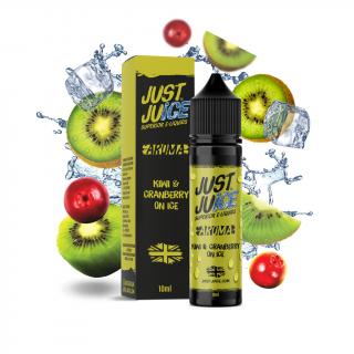 Kiwi & Cranberry On Ice (Ledové kiwi & brusinka) - příchuť Just Juice S&V 10ml Množství: 10ml