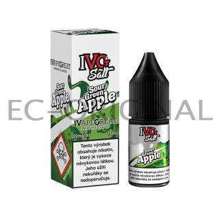 Kyselé zelené jablko (Sour Green Apple) - IVG Salt (50PG/50VG) 10ml Množství nikotinu: 20mg, Množství: 10ml