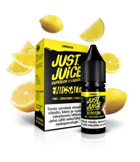Lemonade (Citronová limonáda) Just Juice Salt E-liquid 10ml Množství nikotinu: 20mg, Množství: 10ml