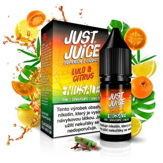Lulo & Citrus (Tropické lulo & citron) Just Juice Salt E-liquid 10ml Množství nikotinu: 11mg, Množství: 10ml
