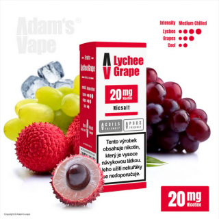 Lychee Grape (Svěží liči a hroznové víno) - Adam's Vape Salt 10ml Množství nikotinu: 20mg