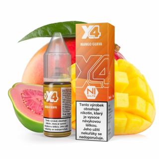 Mango a guava (Mango Guava) - X4 Bar Juice Salt 10ml Množství nikotinu: 10mg, Množství: 10ml