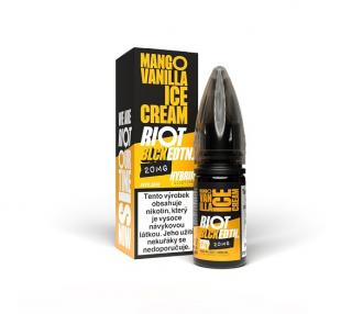 Mango Vanilla Ice Cream (Mango s vanilkovou zmrzlinou) Riot S:ALT Hybrid E-liquid 10ml Množství nikotinu: 20mg, Množství: 10ml