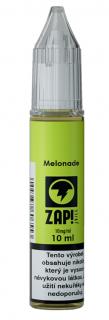 Melonade (Melounová limonáda) - ZAP! Juice Salt 10ml Množství nikotinu: 20mg, Množství: 10ml